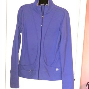 TUFF athletic zip up workout sweater/ jacket 💜